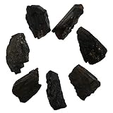 CRISTAL DE TURMALINA NEGRA EN BRUTO: kit completo de cristal de turmalina negra, puede para masajes, yoga y.