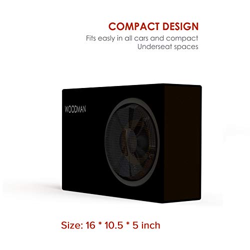 Woodman Compacta Car Subwoofer with 