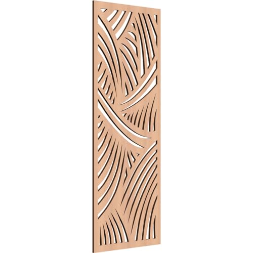 Image of 15 3 /8 inchW x 39 3 /8 inchH x 1 /4 inchT Chester Decorative Fretwork Wood Wall Panels, Alder