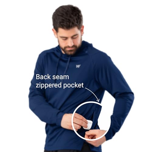 WEATHERMAN Sun Hoodie Men’s – Lightweight Long Sleeve UPF 50+ Quick Dry Shirt for Fishing, Hiking, Outdoors3