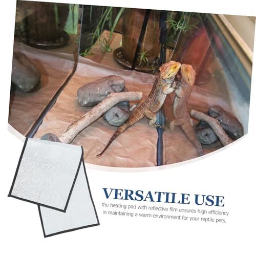 Alfombra térmica para reptiles UKCOCO silver 85x29 cm miniatura 5
