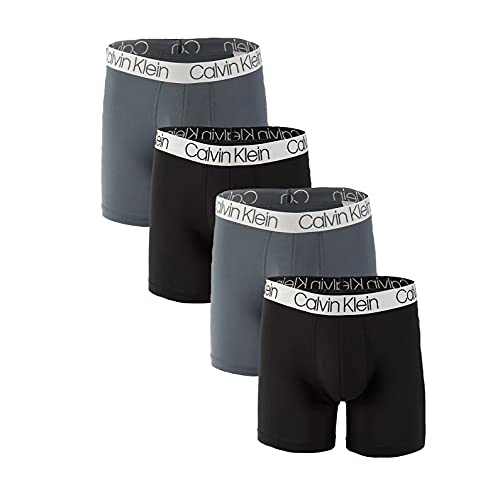 Calvin Klein Men`s Microfiber Boxer Briefs 4 Pack