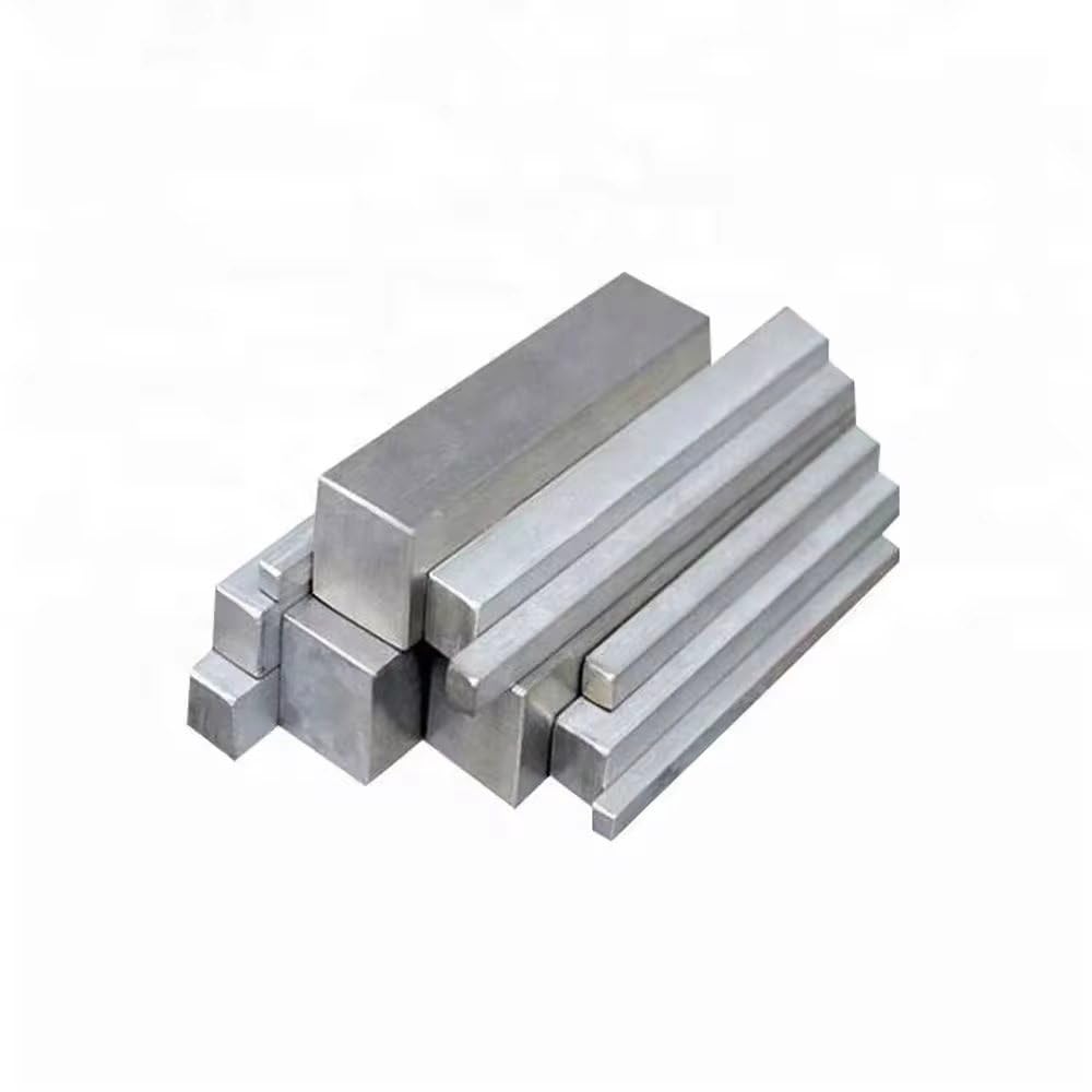 Płaska Płyta Prętowa Ze Stali Nierdzewnej 304-1 Sztuka, Długość 200 Mm, Rozmiary Przekroju Poprzecznego 2-80 Mm, Idealna Do Majsterkowania I Montażu Przekładni/wału Silnika(20x20mm)