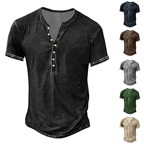 Das Herren Kurzarm Henley Shirt - Ein lässiges Sommerhemd mit kleinen Schwächen