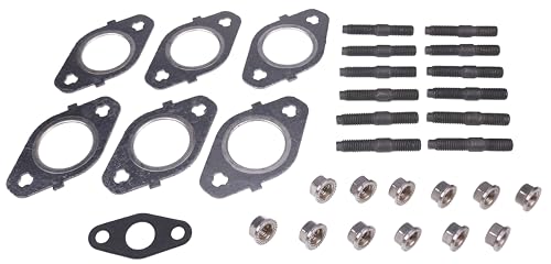 Image of Gaskets, Stud & Nut Kit Compatible with Dodge Cummins 5.9L 6.7L Engine 24V 98.5-19