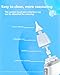 Nasal Aspirator for Baby,Baby Nose Sucker,Electric Nasal Aspirator for Baby,for Relieving Nasal Congestion,Nose Cleaner with 3 Silicone Tips,Adjustable Suction Level,Music and Light Soothing Function