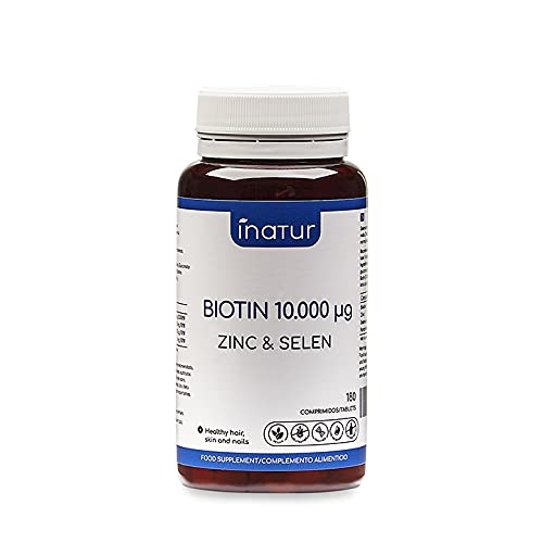 Biotina 10.000 mcg con Zinc y Selenio Cover