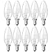 Produktbild NCC-Licht 10 Stück Kerzenlampe C35 klar E14 40W warmweiß dimmbar 230V