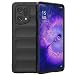 Produktbild ESTH Liquid Silicone Hülle für Oppo Find X5 Pro 6.5'' mit em Schutz und Kratzfestes weichem Mikrofaserfutter, Rundumschutz Stoßfeste Handyhülle Case, Schwarz