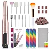 💅🏻【Nagelfräser Kabellos & Wiederaufladbar】Kabellos Elektrische Nagelfeile hat einen eingebauten wiederaufladbaren Lithium-Akku, der nicht nur an der Steckdose, sondern auch durch Entfernen des Netzkabels und kabellos verwendet werden kann. Ladezeit nur 2H, bei voller Ladung kann es 4H lang. Wird mit einer Aufbewahrungstasche geliefert. Sie können das Maniküre/Pediküre-Set für die tägliche Pflege der Fuß- und Fingernägel mitnehmen und Ihre Maniküre jederzeit und überall genießen.