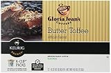 Gloria Jean's Coffees Butter Toffee, Single-Serve Keurig K-Cup Pods, Flavored Medium Roast Coffee, 7