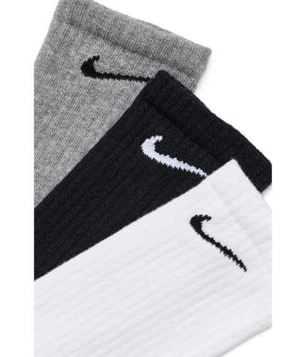 Image of Nike Unisex Adult Everyday Cushioned Training Crew Socks (6-Pack) | Mens and Womens
