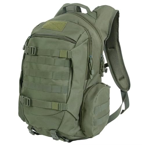 WISEHUBY Wodoodporny plecak wędkarski myśliwski plecak outdoorowy taktyczny sport 45 l kemping turystyka torba trekkingowa, ZIELONY, A