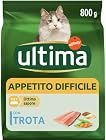 Foto di Ultima Appetito difficile Trota - Crocchette per gatti - Confezione da 8 x 800g - Totale 6,4kg
