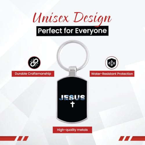 Image of Stylish Metal Keychains with Permanent Glossy Print - Inspirational Quotes & Spiritual Designs - Perfect Key chains for loved ones, Personal Use, Gifts & Return Gifts
