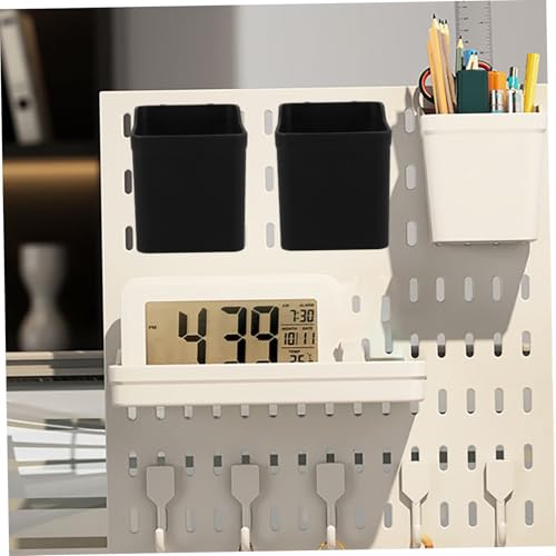 Organisateur Pegboard Noir pour Libérer l'Espace de Travail Encombré - 5