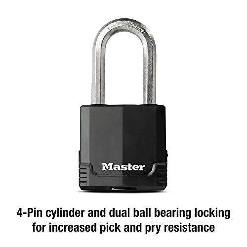 Image of Master Lock M515XDLH Magnum Heavy Duty Padlock with Key, 1 Pack