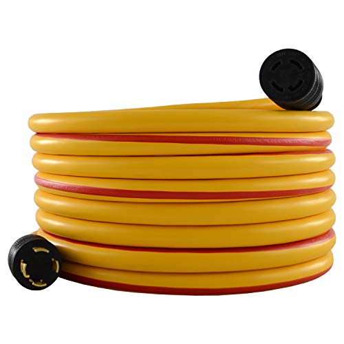 Caterpillar CKG430-050 Extra-Heavy Duty L14-30 4-Prong 30 Amp Generator Cord UL and OSHA