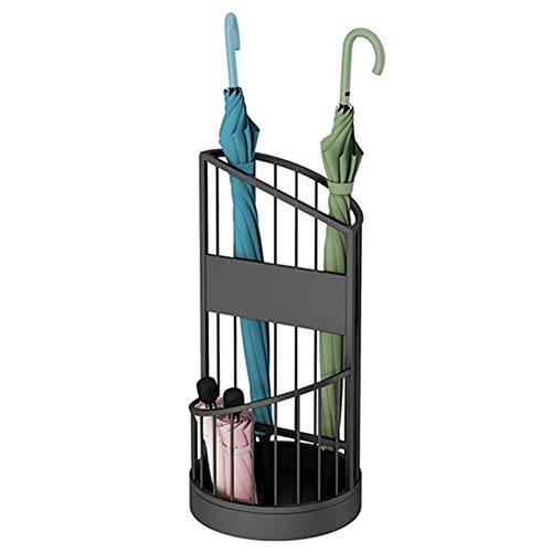 Porte-parapluie rond de 55 cm de hauteur idéal comme rangement de couloir compact