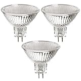 MR11 Halogen Spot Light Bulb Down Reflector Lamp 11⁄8 inches 35W 12V 2 Prong 1.375' Stove Hood Range Lighting Warm White 35 Watt GU4 Dimmable Replacement GL Fiber Optic BAB C Bright Kitchen 45° Beam