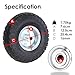 Oypla 4x 10" Pneumatic Sack Truck Trolley Wheel Barrow Replacement Tyre