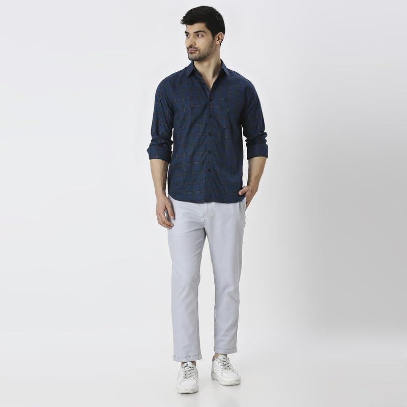 Image of Mens Striped Slim Fit Cotton Casual Shirt | Full Sleeves Mens Shirts | Stylish Shirt for Men