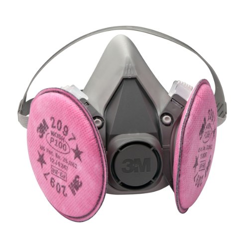 3M Automotive (MMM7182) Half Facepiece Respirator Packout, Medium