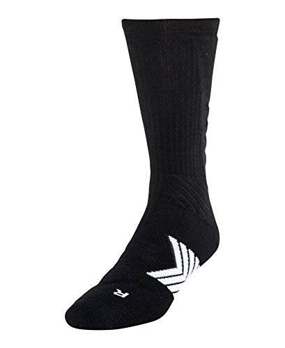 Under Armour Men's Undeniable Solid Crew Socks, Black, X-Large