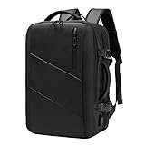 838円お得!SUNOGE リュック ビジネスリュック メンズ リュックサック バックパック 大容量 USB 充電ポート マチ拡張 盗難防止 PC 15.6インチ ラップトップバック 多機能 撥水加工 耐衝撃 人気 おしゃれ 出張 旅行 通勤 通学 黒