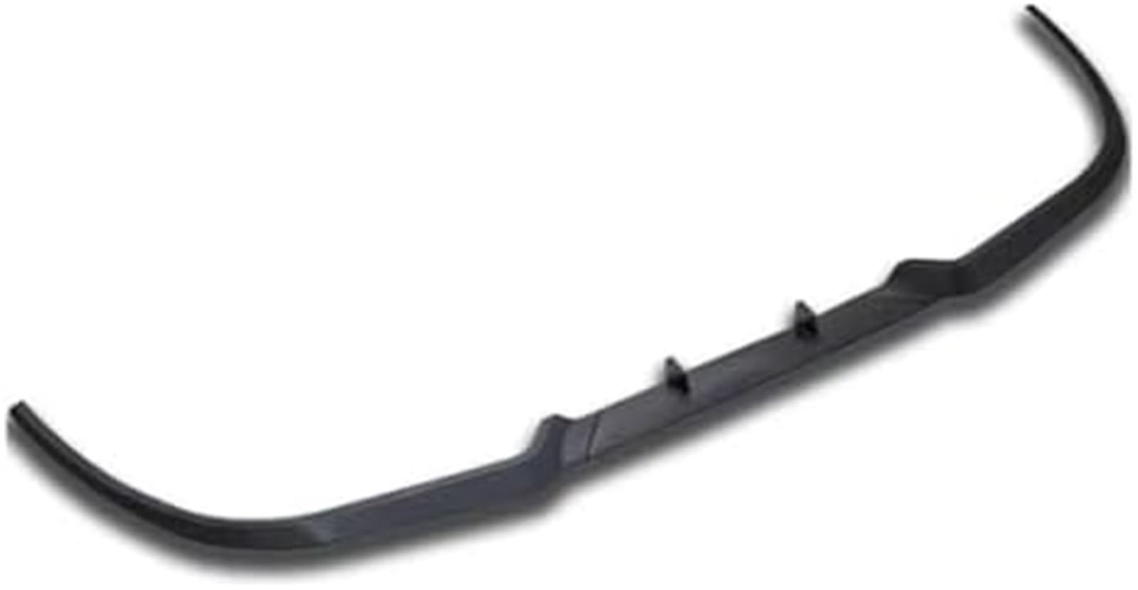 Becquet Avant for Peugeot 206 et Cupra R, kit de 3 pièces, becquet Universel (Blanc) Lame de Pare-Chocs Avant(Black Matte Black)