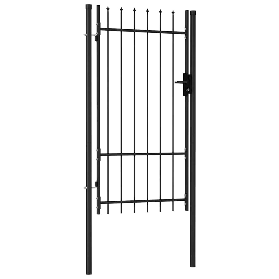 Amazon.com: vidaXL Fence Gate Patio with Arched Top Steel