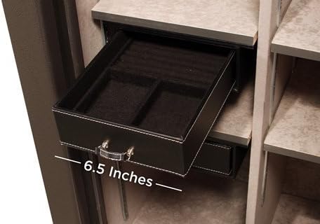 Liberty Safe - Velvet Jewelry Drawer Organizer for Gun Safes- Size 20 (6.5 inch)