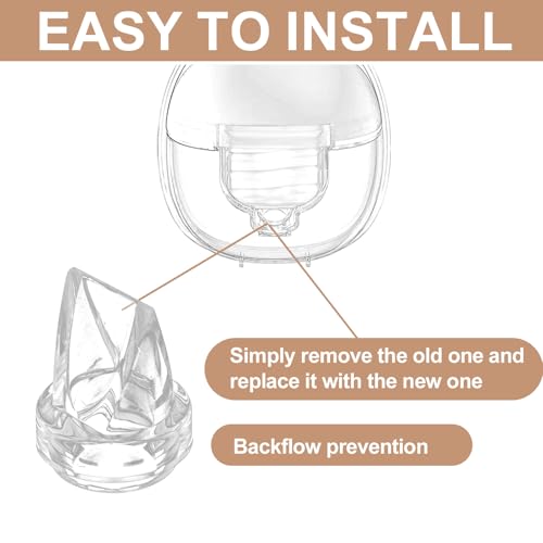 8x válvulas y 8x tapas para extractor de leche Eufy miniatura 5