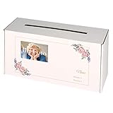 private grief Sammelbox für Trauerkarten und Kondolenzkarten bei der Trauerfeier mit Beschriftung Blatt (Rosen)