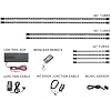 LEDGlow 4pc Million Color Multi-Color LED Underbody Underglow & 4pc Interior Footwell Accent Lighting Kit for Cars - 18 Solid Colors - 12 Unique Patterns - Music Mode - Includes Control Box & Remote