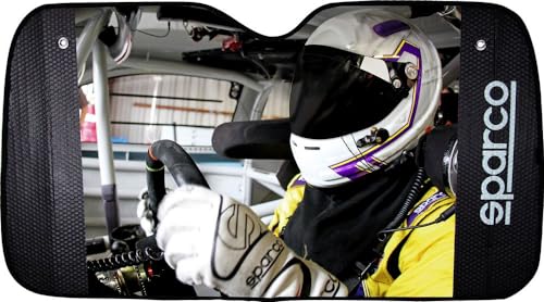 SPARCO Pare-Soleil de Voiture SPC1718L 140 x 70 cm en Aluminium