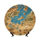 Scénario d'application : ces ensembles d'assiettes en porcelaine anglaise sont parfaits pour améliorer la beauté de divers espaces, adaptés pour les salons, les salles d'étude, les bureaux, les couloirs, les restaurants, les entrées, les hôtels, les maisons de vacances, etc. Son design exquis complètera n'importe quel style de décoration intérieure et deviendra le centre d'attention où qu'il soit placé