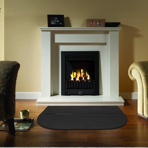 Dhqkqg Alfombra Ignífuga para Chimenea, Alfombra Barbacoa Exterior, Estera Ignífuga para Chimenea, Alfombrilla Chimenea, Tapete para Fuego Tapete de Protección contra Brasas, 102 x 50 cm