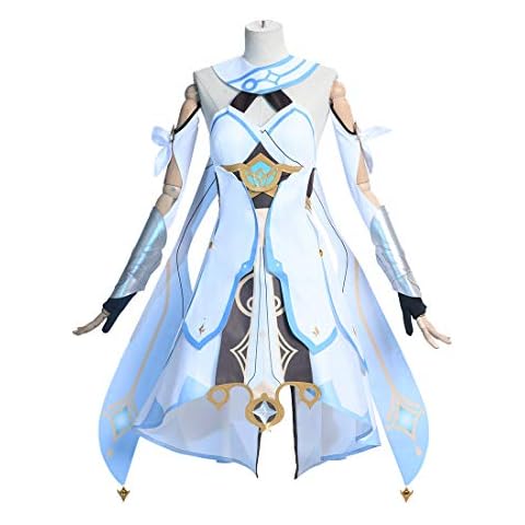 Yilisclothing Lumine Cosplay Costume, Cosplay Costume for Genshin Impact, Cosplay Costume for Game, Anime and Halloween Carnival, M Cover