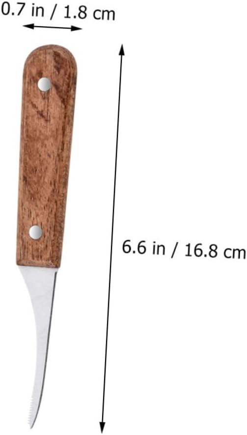 4pcs Stainless Steel Shrimp Peeling Tool Compact Shrimp Line Cutter Cleaner with Plastic and Wooden Handles Essential Seafood Accessory for