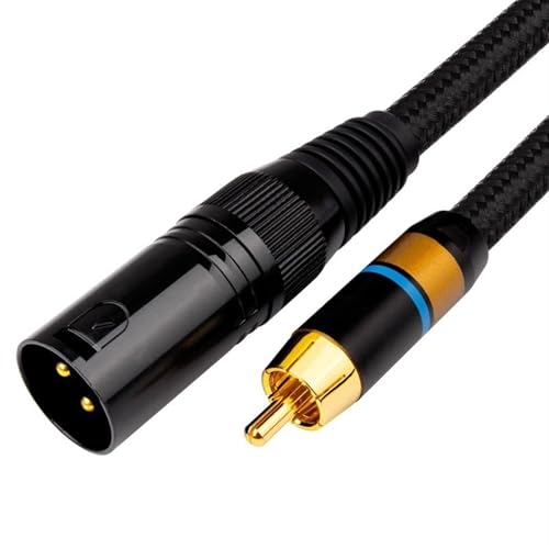 Câble HiFi 4N OFC mâle mâle de 0,75m pour dac et amplificateur de salon