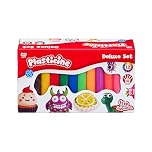 The Original Plasticine, Deluxe Refill Set – 12 Colours of Modelling Clay with Sculpting Tool & Instructions – Reusable, Non-Hardening Craft Fun – Creative Play for Kids Ages 3+ – Classic Clay Kit