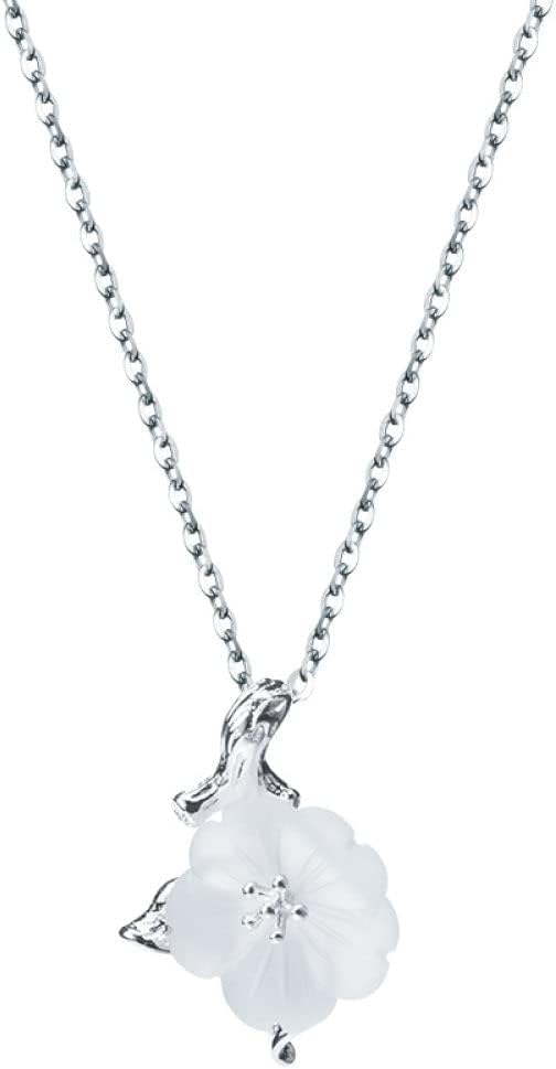 Collier femmes S925 sterling pendentif fleur le cadeau romantique pour couples et filles