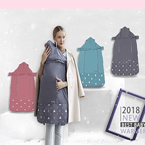 PUYEI Babyhoodie, verdikt, voor buiten, winter, warme babydrager, mantel, babyslaapzak voor kinderwagen, afdekking… - Image 3