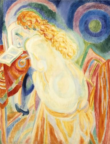 Toile murale Delaunay 60x90cm pour habiller un grand mur blanc de salon