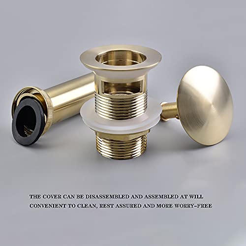 Bouchon canalisation évier qui fuit : solution laiton or brossé - 8