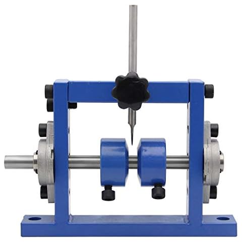 Mxmoonant Wire Stripper Machine for φ1-25mm Cable, Mini Wire Stripping Tool, Drill Connectable, with 1 Replacement Blade for Scrap Copper Recycling (2 Wheels) Cover