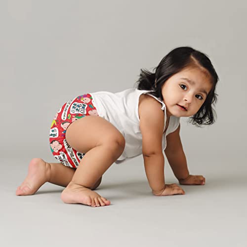 Image of SuperBottoms Swimming Diapers for Babies & Toddlers - Reusable & Adjustable Swim Diapers - Washable Cloth Diapers - Skin Friendly Fabric - Easy to Clean - Fits 3M - 3Y