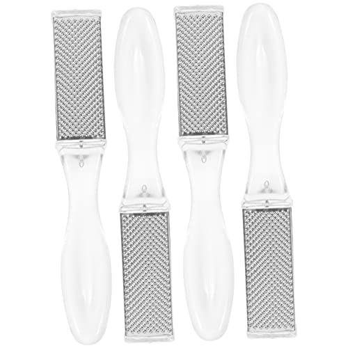 OUNONA 4Piezas Removedor Para Pies De Dispositivo De Cuidado De Pies Para Talones Agrietados y Muerta Mango Antideslizante y Portátil Suave y Duradero