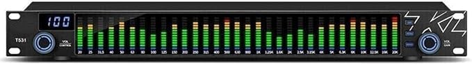 Equalizer audio, 31-pasmowy cyfrowy korektor graficzny, korektor graficzny stereo, automatyczna redukcja szumów, do Ktv, studia dźwiękowego i domu